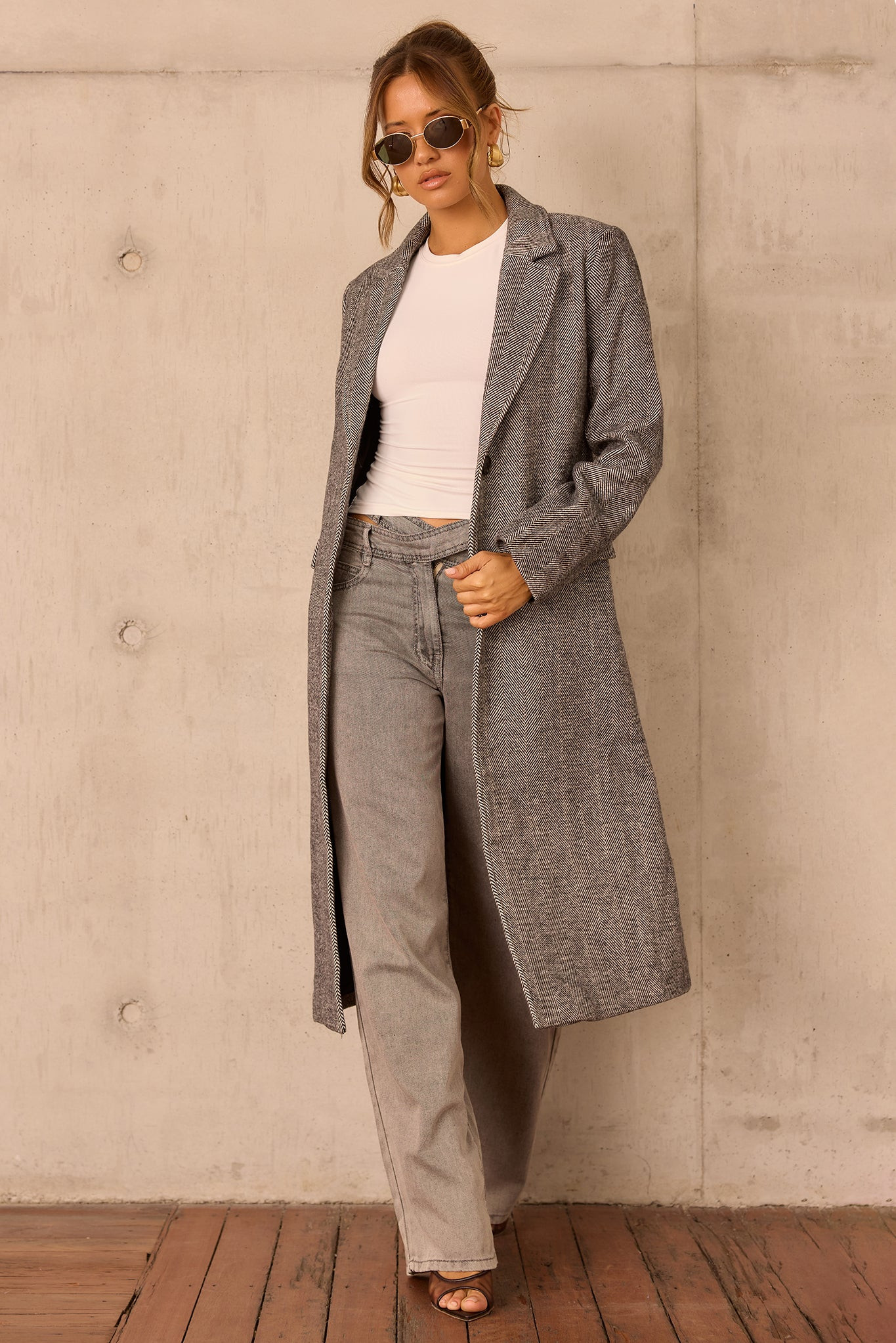 Lizzie Coat - Charcoal