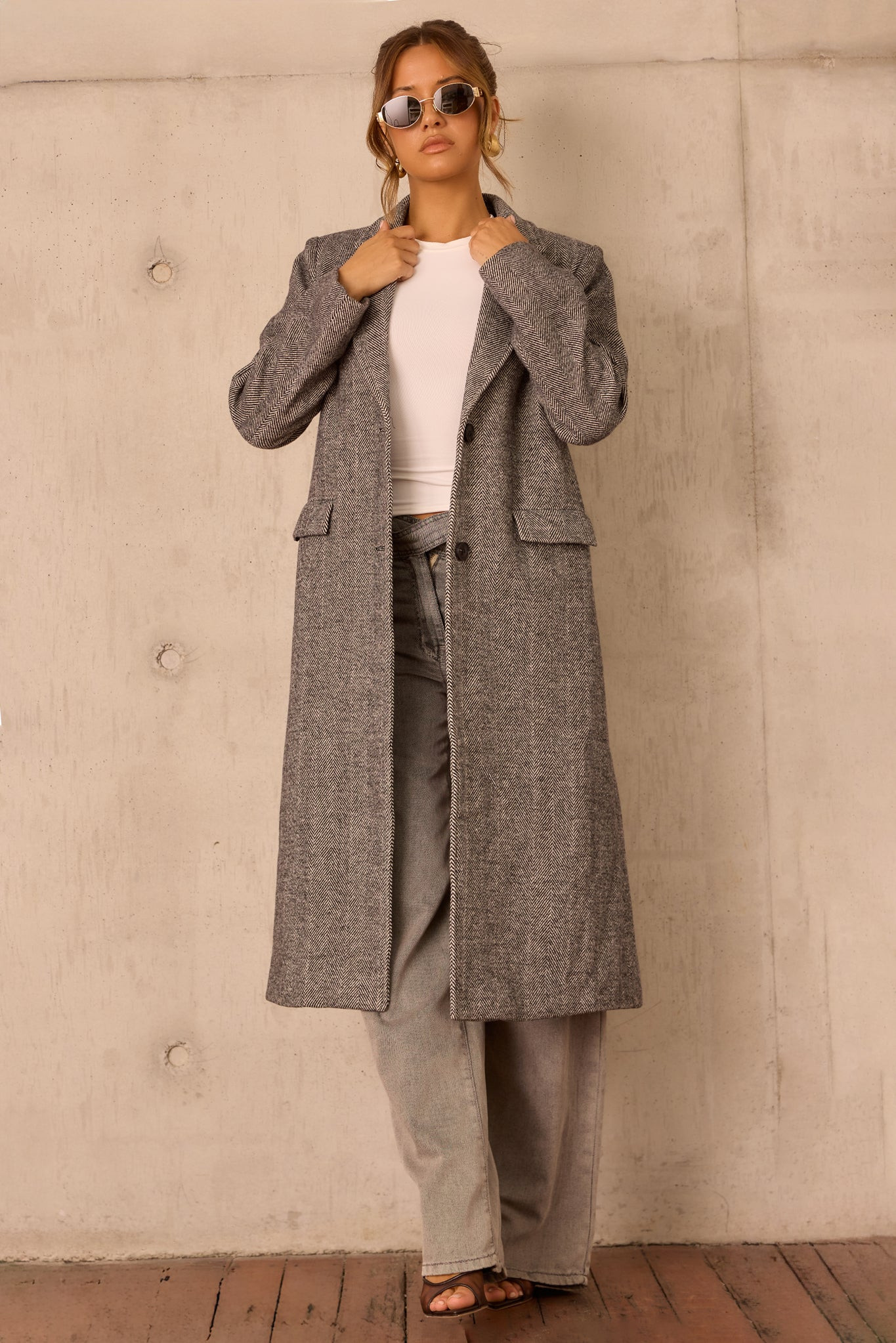 Lizzie Coat - Charcoal