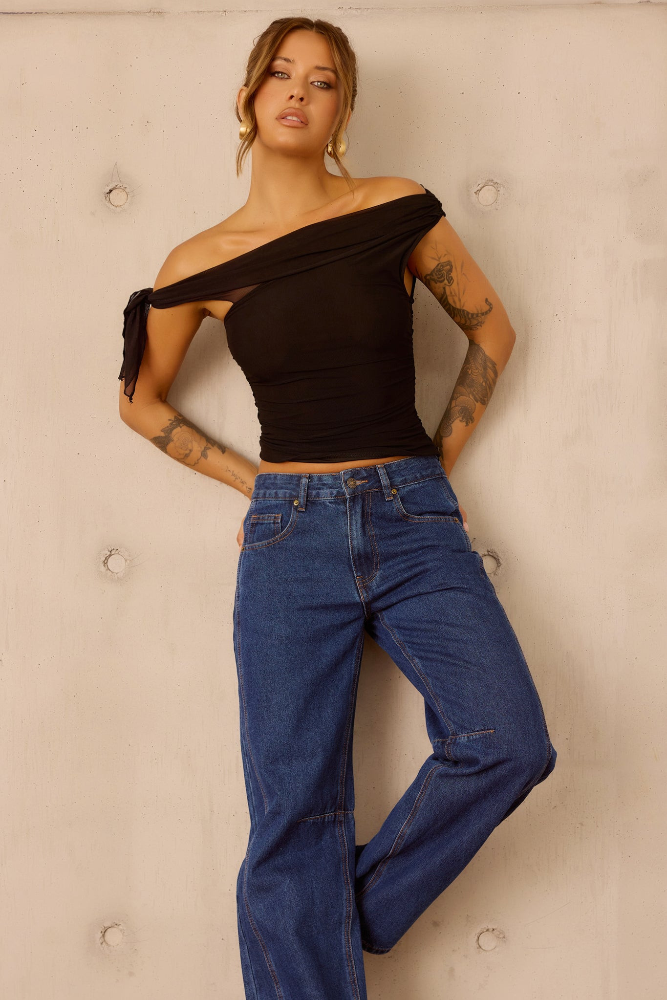 Real Deal Mesh Top - Black