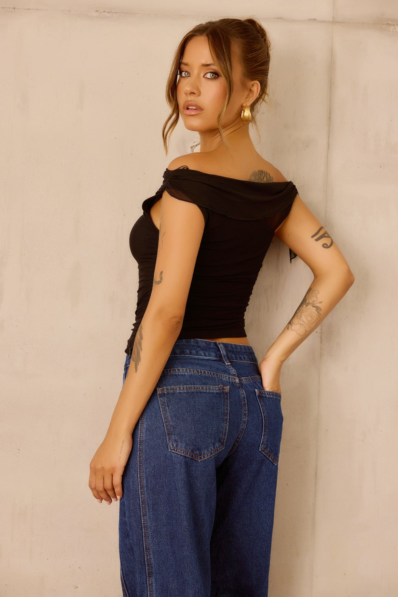 Real Deal Mesh Top - Black
