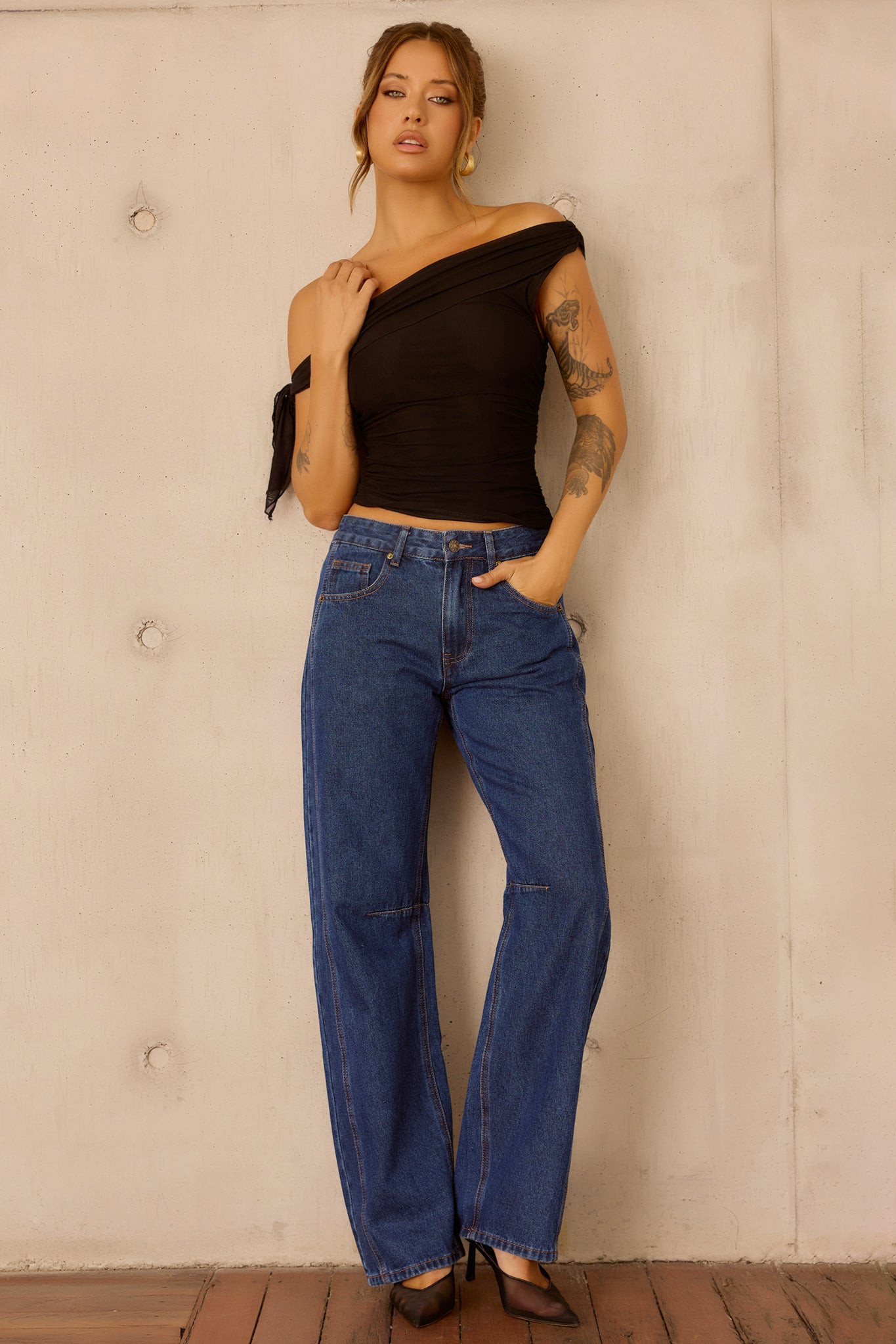 Real Deal Mesh Top - Black