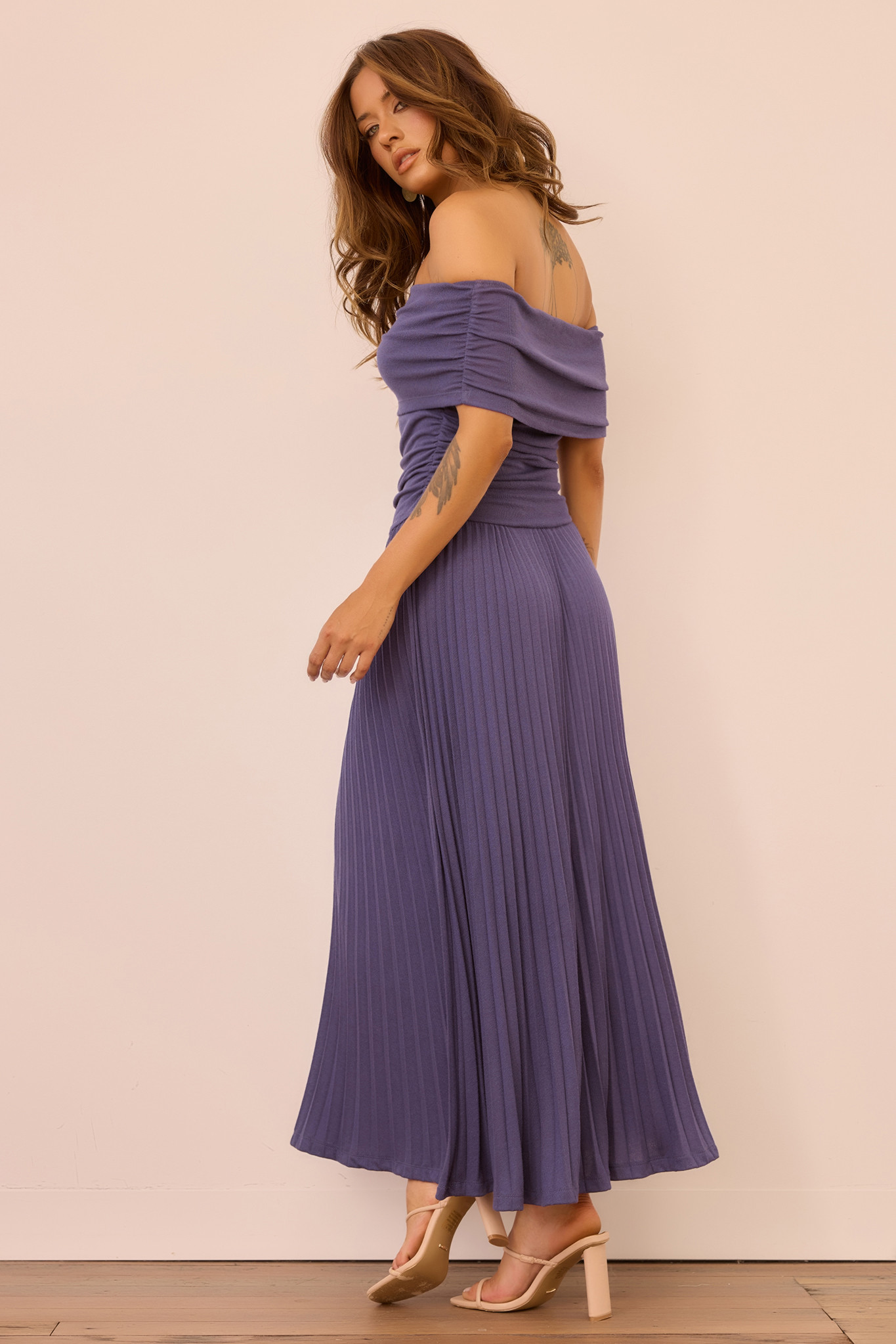 Refined Edge Jersey Maxi Dress - Midnight Blue