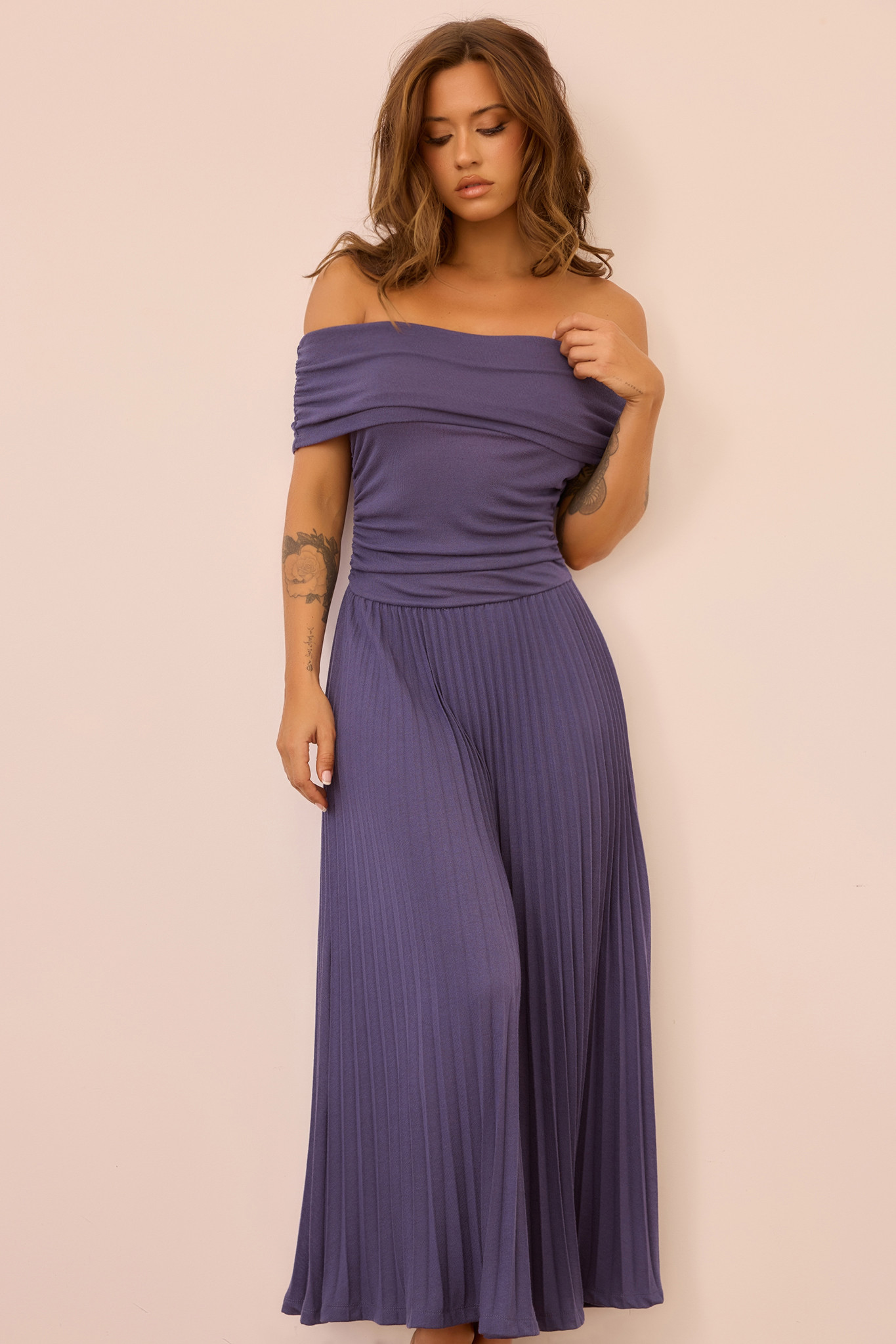 Refined Edge Jersey Maxi Dress - Midnight Blue