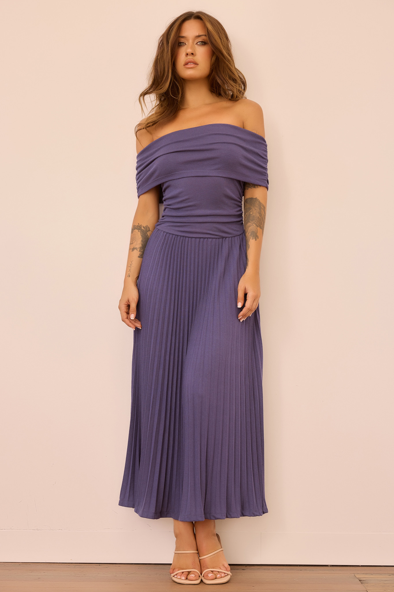 Refined Edge Jersey Maxi Dress - Midnight Blue