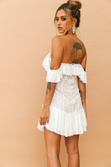 Venetian Summer Dress - White | Sage and Paige AUS.