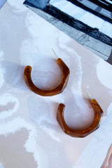 Morning Latte Earrings - Brown | Sage and Paige AUS.
