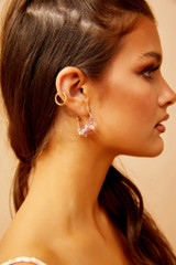 Ayaka Earrings - Rose Pink | Sage and Paige AUS. Ayaka Earrings - Rose Pink | Sage and Paige AUS.