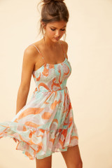 Spring Dance Dress - Orange | Sage and Paige AUS.