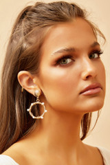 One For You Ear Hoops - White Gold | Sage and Paige AUS. One For You Ear Hoops - White Gold | Sage and Paige AUS.