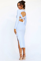 Blessed Midi Dress - Steel Blue | Sage and Paige AUS.