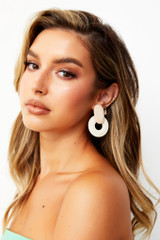 Hera Earrings - Ivory | Sage and Paige AUS. Hera Earrings - Ivory | Sage and Paige AUS.