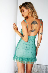 Fawn Mini Dress - Sage | Sage and Paige AUS.