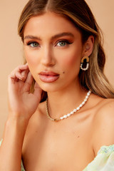 Laylah Earrings - White Gold | Sage and Paige AUS.