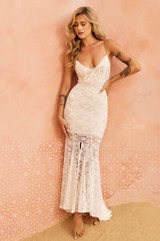 City of Angels Lace Maxi Dress - White | Sage and Paige AUS.