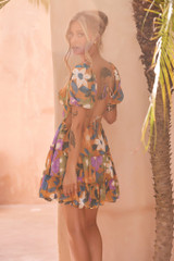 Valentina Mini Dress - Orange | Sage and Paige AUS. Valentina Mini Dress - Orange | Sage and Paige AUS.