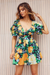 Secret Garden Mini Dress - Black | Sage and Paige AUS. Secret Garden Mini Dress - Black | Sage and Paige AUS.