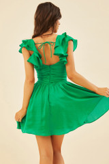 Fairytale Ending Mini Dress - Emerald | Sage and Paige AUS. Fairytale Ending Mini Dress - Emerald | Sage and Paige AUS.