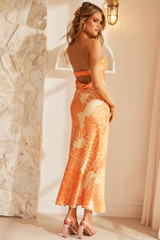 Sunset Sessions Maxi Dress - Orange | Sage and Paige AUS.