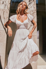 Sweetest Tea Maxi Dress - White | Sage and Paige AUS.
