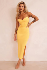 Stacked Up Midi Dress - Mango | Sage and Paige AUS.