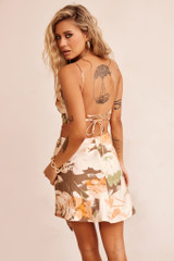 Justified Mini Dress - Nude Multi | Sage and Paige AUS.