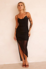 Find Myself Midi Dress - Black | Sage and Paige AUS.