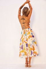 Holding On Midi Dress - Yellow Multi | Sage and Paige AUS. Holding On Midi Dress - Yellow Multi | Sage and Paige AUS.