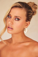 My Time Earrings - White | Sage and Paige AUS.