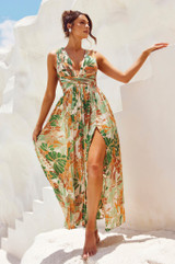 Love Language Maxi Dress - Green | Sage and Paige AUS.