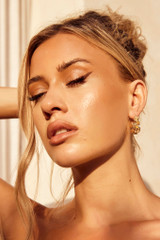 Arzel Hoop Earrings - Gold | Sage and Paige AUS.