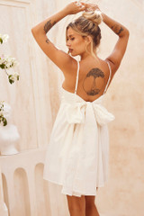 Little Touch Mini Dress - White | Sage and Paige AUS.