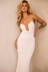 Sweet Talk Midi Dress - White | Sage and Paige AUS.