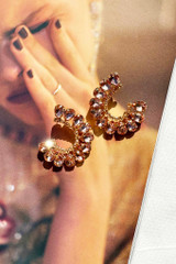 Reflective Earrings - Rose Gold | Sage and Paige AUS.