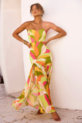 All For Her Maxi Dress - Green Multi | Sage and Paige AUS.