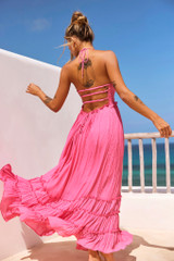 Sun Setter Maxi Dress - Pink | Sage and Paige AUS.