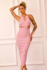 At First Sight Midi Dress - Blush | Sage and Paige AUS.