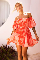 Harlow Mini Dress - Orange | Sage and Paige AUS. Harlow Mini Dress - Orange | Sage and Paige AUS.