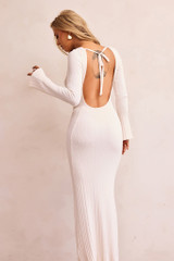 Alunan Knit Maxi Dress - Cream | Sage and Paige AUS.