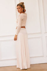 Lori Knit Crop Top - Cream | Sage and Paige AUS.