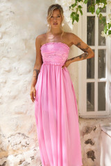 Jules Maxi Dress - Pink | Sage and Paige AUS.