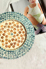 Beholder Of Wisdom Decorative Plate - Blue | Sage and Paige AUS.