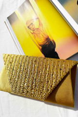 Full Moon Clutch Bag - Gold | Sage and Paige AUS. Full Moon Clutch Bag - Gold | Sage and Paige AUS.