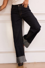 Jackie Jeans - Dark Denim Blue | Sage and Paige AUS.