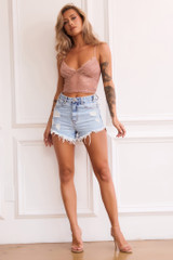 Sheer Luck Top - Mocha | Sage and Paige AUS.