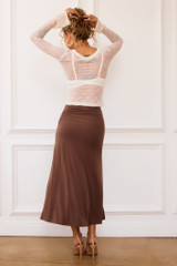 Front Runner Midi Skirt - Brown | Sage and Paige AUS. Front Runner Midi Skirt - Brown | Sage and Paige AUS.
