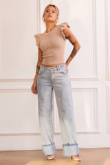 Maggy Knit Top - Camel | Sage and Paige AUS.