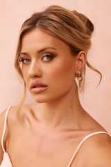 Heart Glows Earrings - Clear | Sage and Paige AUS.
