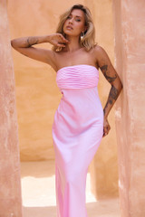 Blake Midi Dress - Baby Pink | Sage and Paige AUS. Blake Midi Dress - Baby Pink | Sage and Paige AUS.
