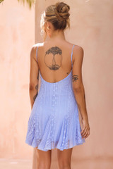 Delilah Mini Dress - Cornflower | Sage and Paige AUS.