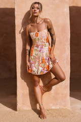 Glam Goals Mini Dress - Orange | Sage and Paige AUS.